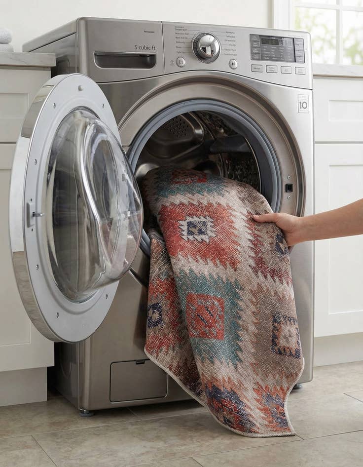 Detail image of  7' 10 x 7' 10  Washable Sisu Octagon Rug