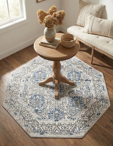 Gray Nyla Octagon Rug