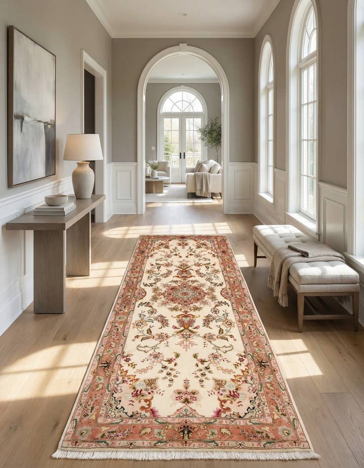 Detail image of 2' 8 x 7' 1 Tabriz Runner Rug