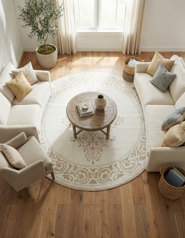 10' 8 x 10' 8 Hermitage Round Rug