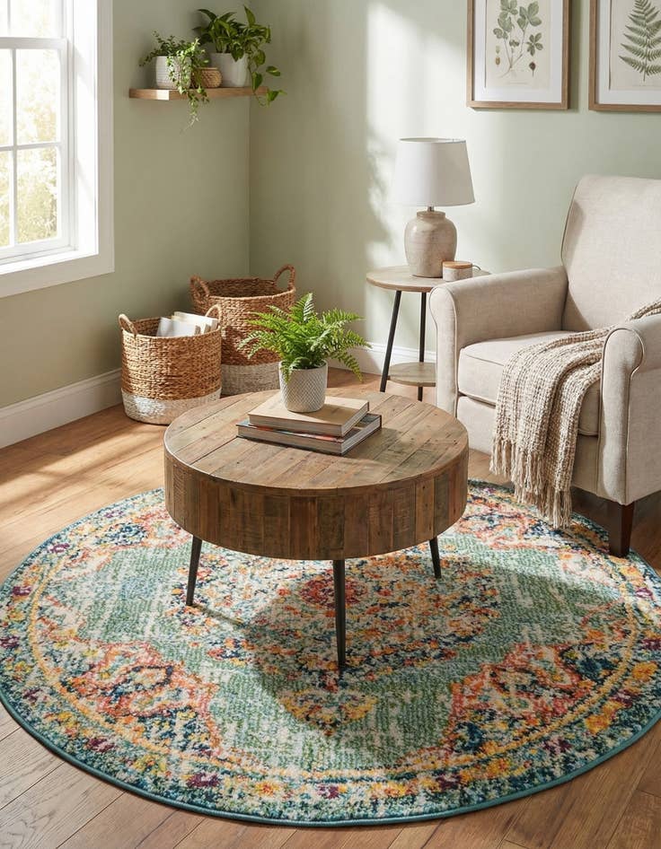 Detail image of  3' x 3' Madeline Round Rug