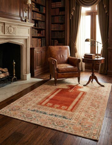 4' 2 x 5' 8 Hand Knotted Panderma Rug