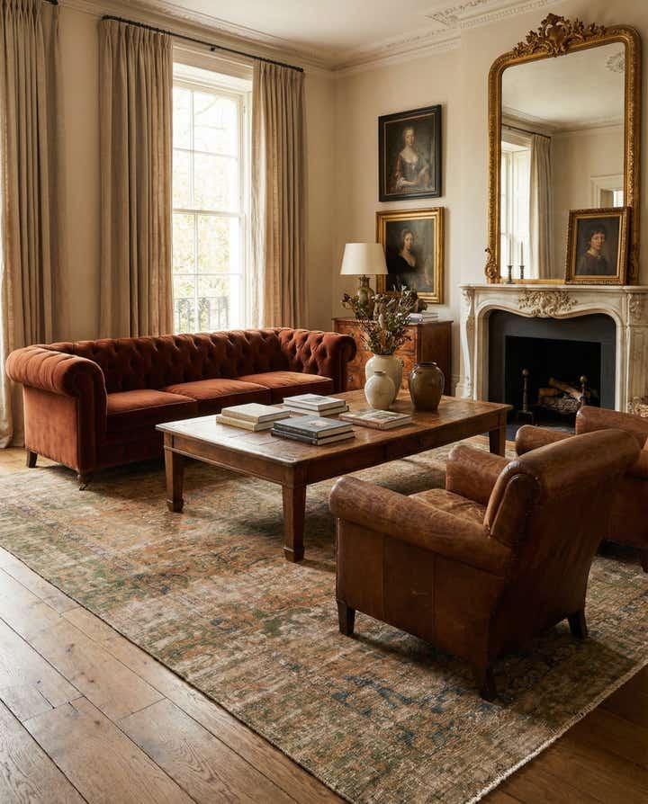 8' 10 x 10' 10 Hand Knotted Ultra Vintage Persian Wool Rug