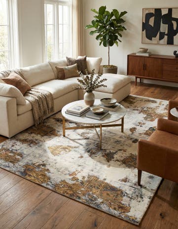 5' 10 x 9' 10 Hand Knotted Ultra Vintage Persian Wool Rug