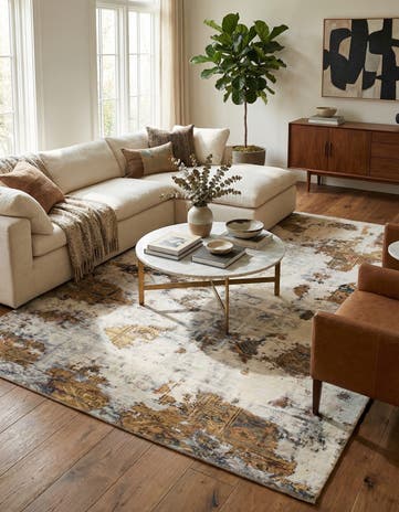 5' 10 x 9' 10 Hand Knotted Ultra Vintage Persian Wool Rug