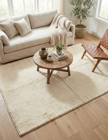 5' 8 x 7' 10 Hand Knotted Moroccan Wool Rug