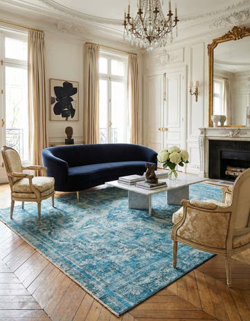 8' 7 x 11' 5 Vintage Royal Wool Rug