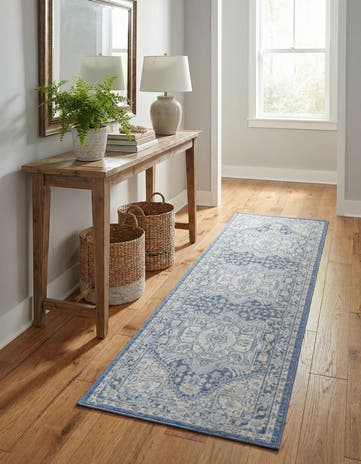 French Blue Whitney Runner Rug