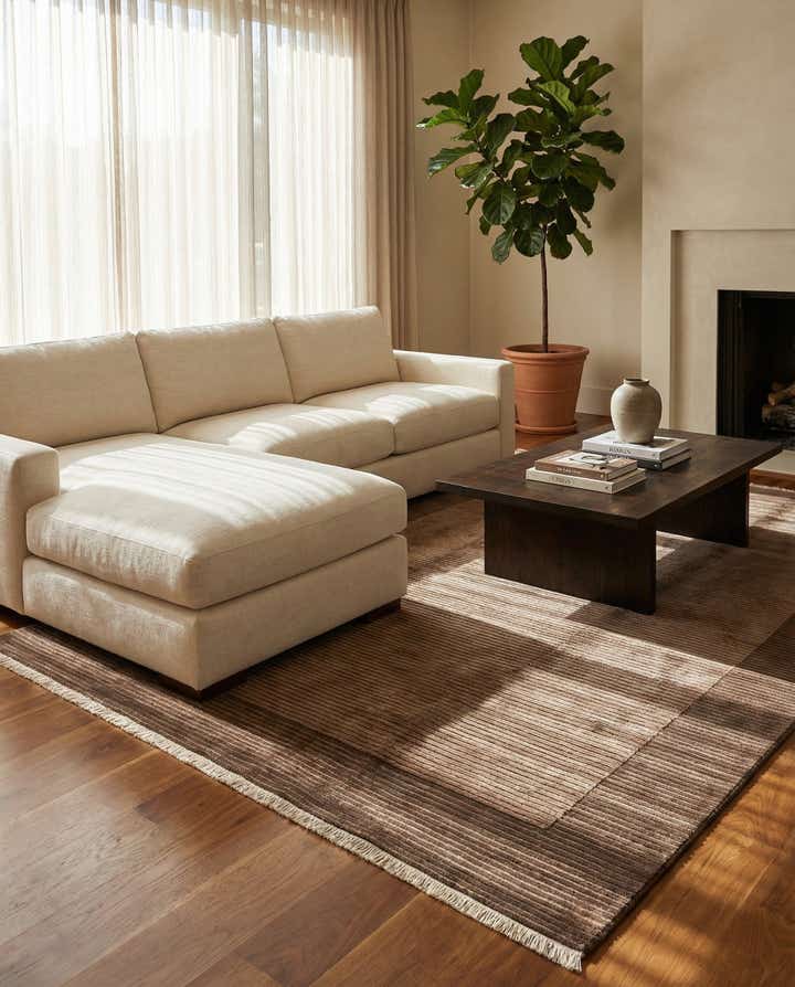 6' 7 x 9' 11 Hand Knotted Darya Wool Rug