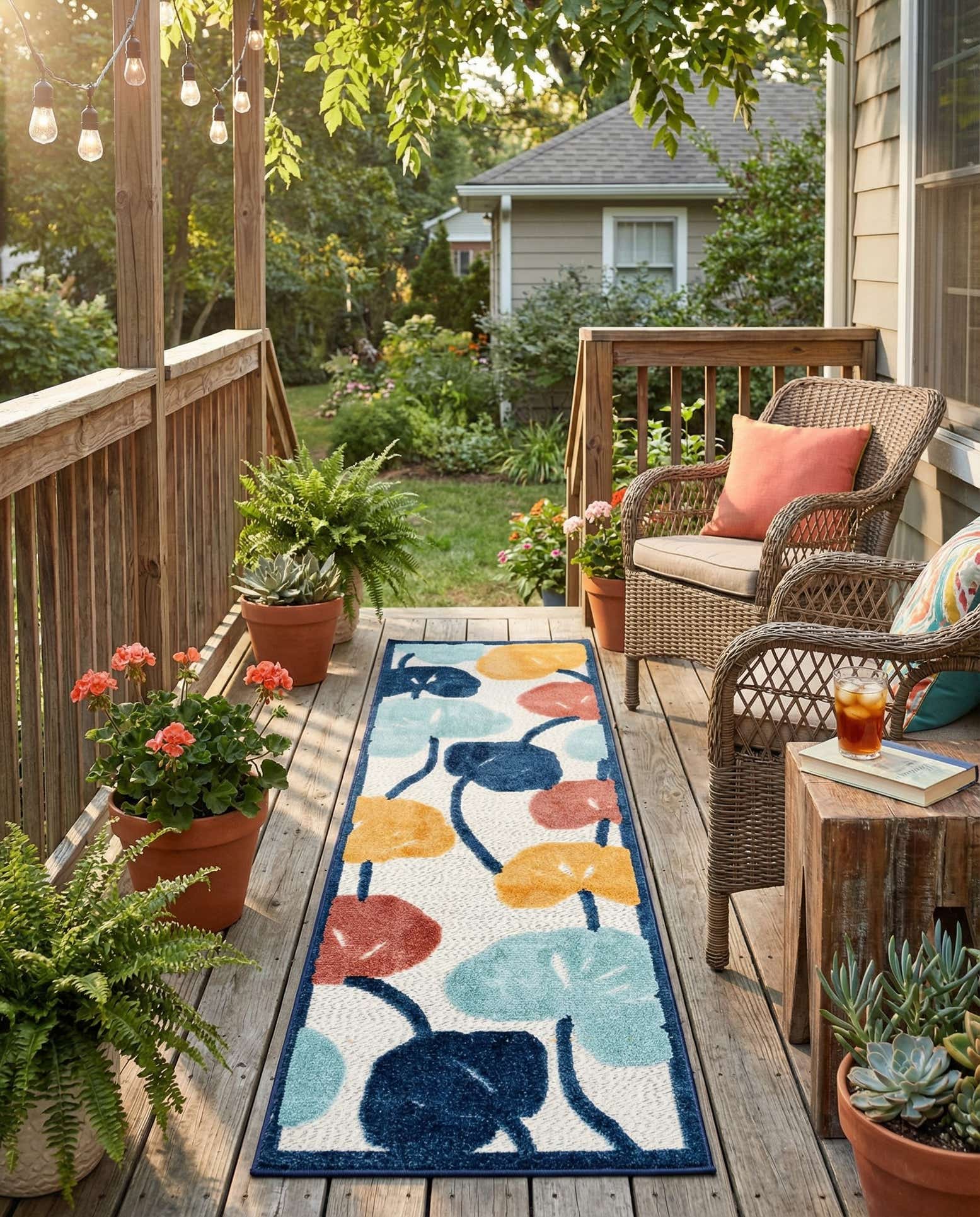 2' x 8' Easy-Clean Belize Indoor / Outdoor Runner Rug