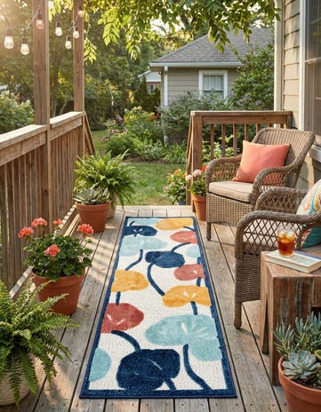 2' x 8' Easy-Clean Belize Indoor / Outdoor Runner Rug