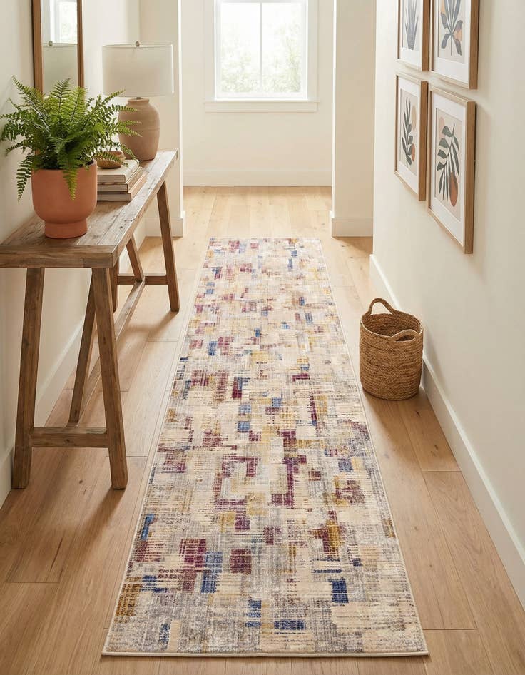 Detail image of 2' 6 x 12' Deepa Runner Rug