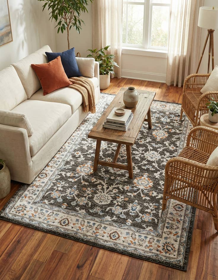 Detail image of  5' 3 x 8' Charlotte Rug