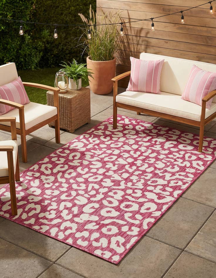 Detail image of 3' x 5' 3  Washable Safari Indoor / Outdoor Rug