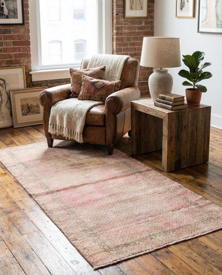 3' 1 x 6' 7 Hand Knotted Ultra Vintage Persian Wool Runner Rug