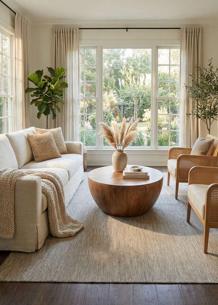 10' 2 x 10' 3 Easy-Clean Solid Indoor / Outdoor Square Rug