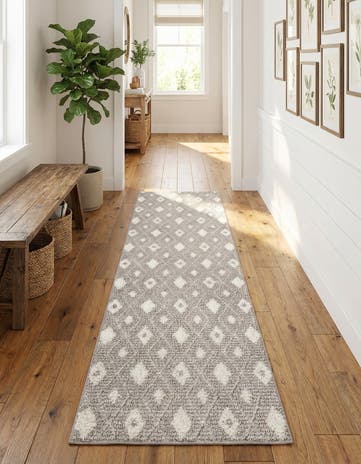 2' 7 x 10' Sepia Runner Rug