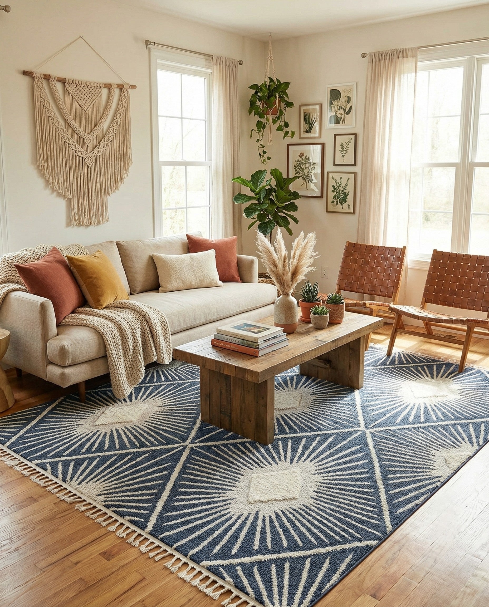 9' x 12' Boho Rug