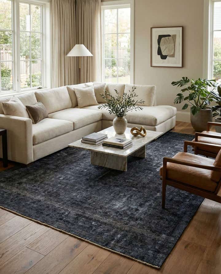 9' 6 x 13' 1 Hand Knotted Ultra Vintage Persian Wool Rug