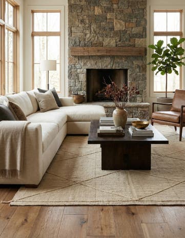 7' 11 x 9' 6 Hand Knotted Darya Wool Rug