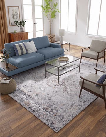 7' 10 x 7' 10 Washable Yara Square Rug