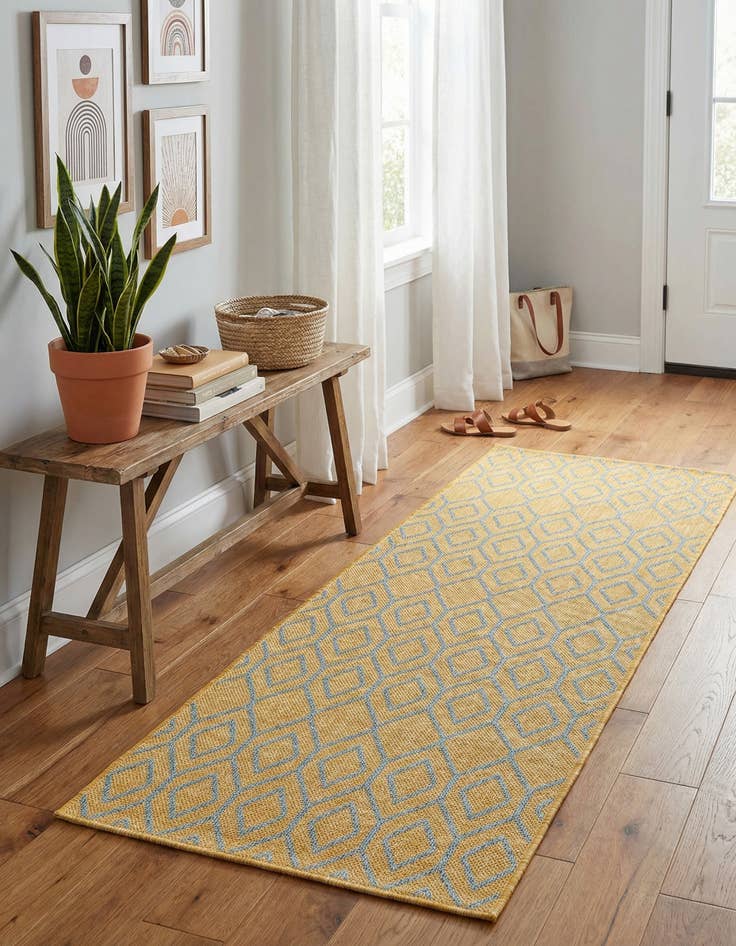 Detail image of 2' x 8'  Washable Jill Zarin Turks and Caicos Indoor / Outdoor Runner Rug