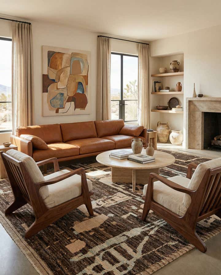 9' x 12' 8 Hand Knotted Beni Marok Rug