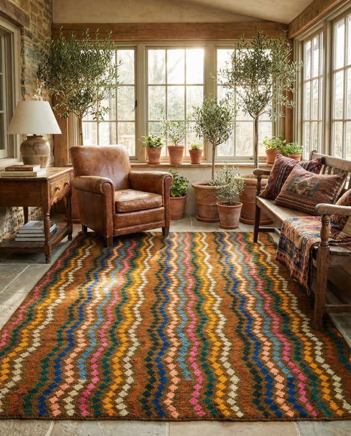 6' 6 x 9' 10 Hand Knotted Balouch Wool Rug