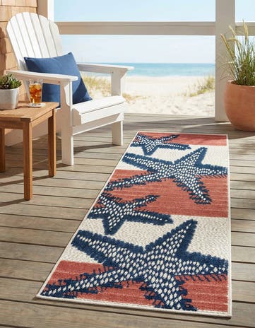 2' x 6' Easy-Clean Belize Indoor / Outdoor Runner Rug