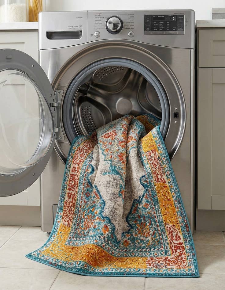 Detail image of 5' x 8'  Washable Arte Rug