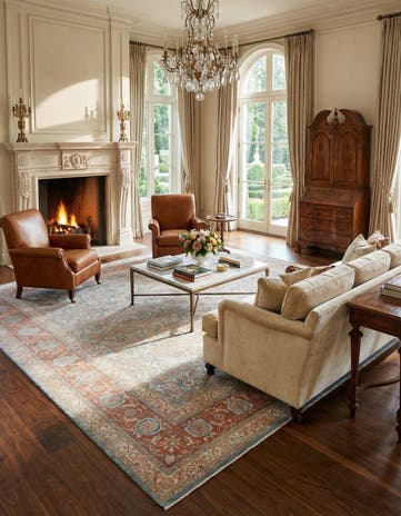 9' 10 x 13' Yazd Rug