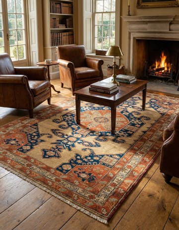 4' x 6' 6 Kazak Wool Rug