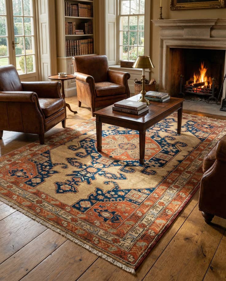 Detail image of 4' x 6' 6 Kazak Wool Rug