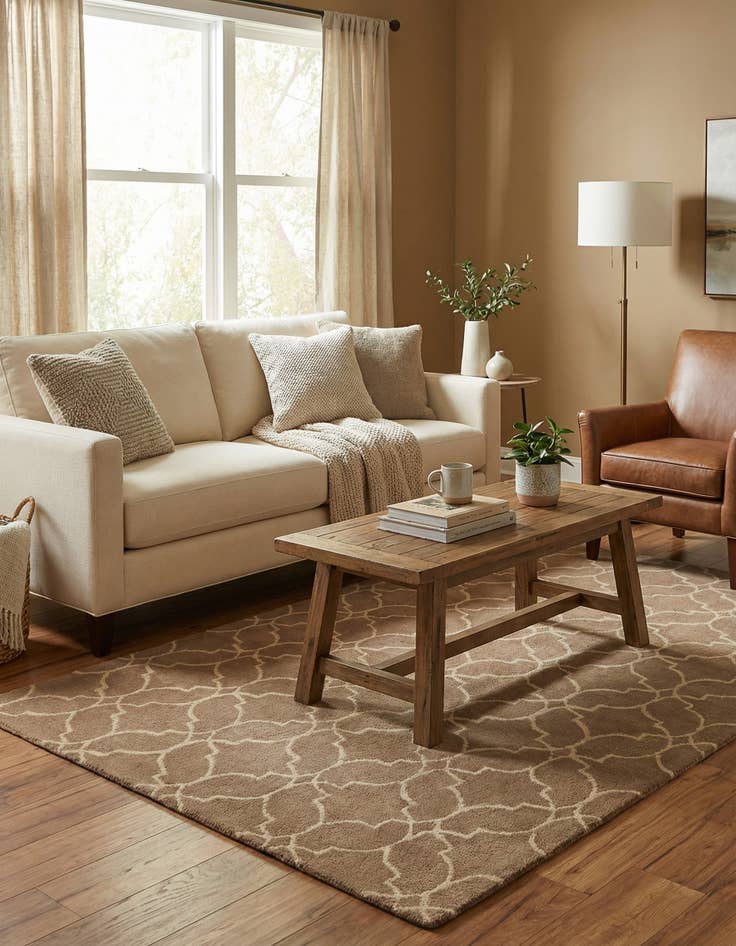 Detail image of 5' x 8' 1 Luna Wool Rug