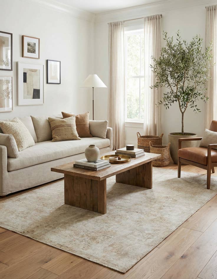 Detail image of  4' 9 x 7' 10  Hand Knotted Ultra Vintage Persian Wool Rug