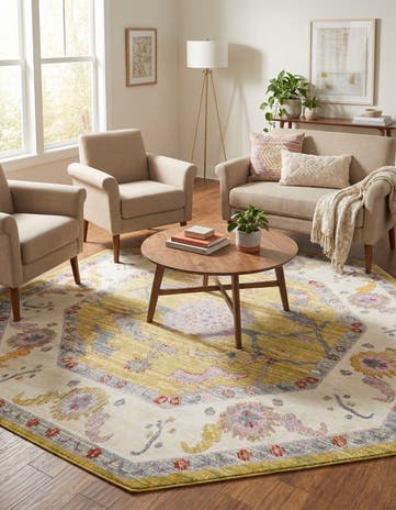 Green Paragon Octagon Rug