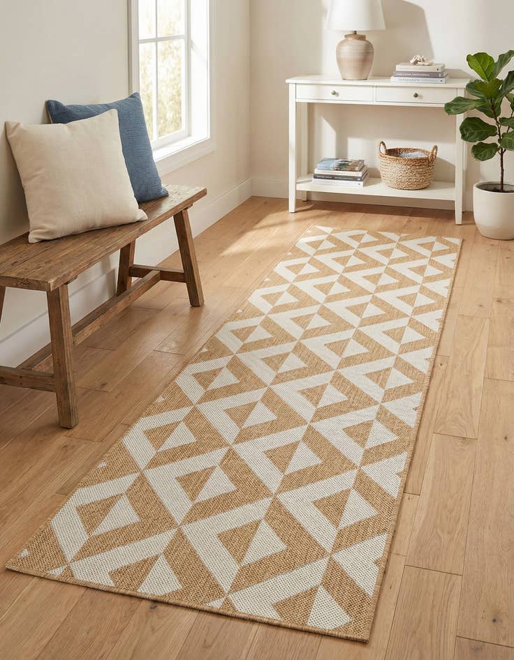 Detail image of  2' x 8'  Washable Jill Zarin Napa Indoor / Outdoor Runner Rug