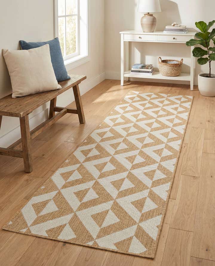 2' x 8' Easy-Clean Jill Zarin Napa Indoor / Outdoor Runner Rug