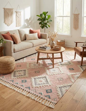 8' x 11' Hand Woven Arizona Wool Rug