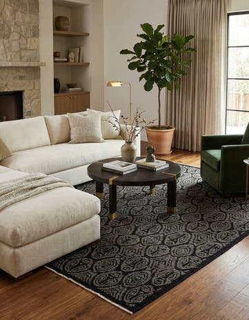 8' 3 x 10' 1 Hand Knotted Darya Wool Rug