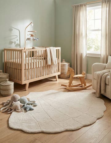 4' 1 x 5' 3 Playtime Kids Wool Freeform Rug