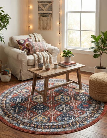 5' 3 x 5' 3 Aramis Round Rug