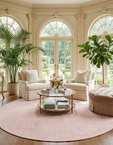 10' x 10' Hand Woven Jill Zarin English Manor Farmhouse Wool Round Rug