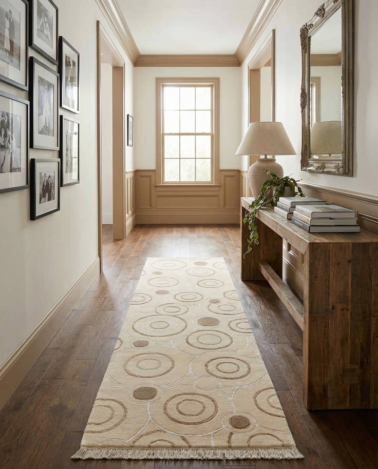 Detail image of 2' 9 x 9' 7 Hand Knotted Darya Wool Runner Rug