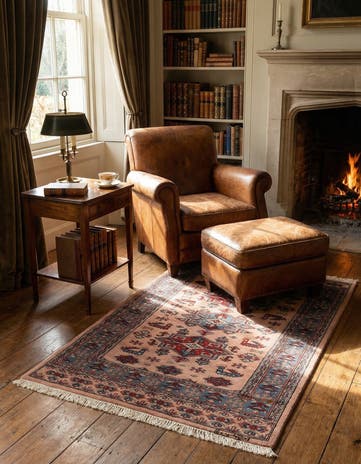 3' 2 x 5' 2 Hand Knotted Bokhara Oriental Wool Rug
