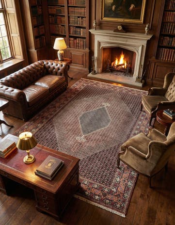 6' 6 x 9' 11 Bidjar Wool Rug