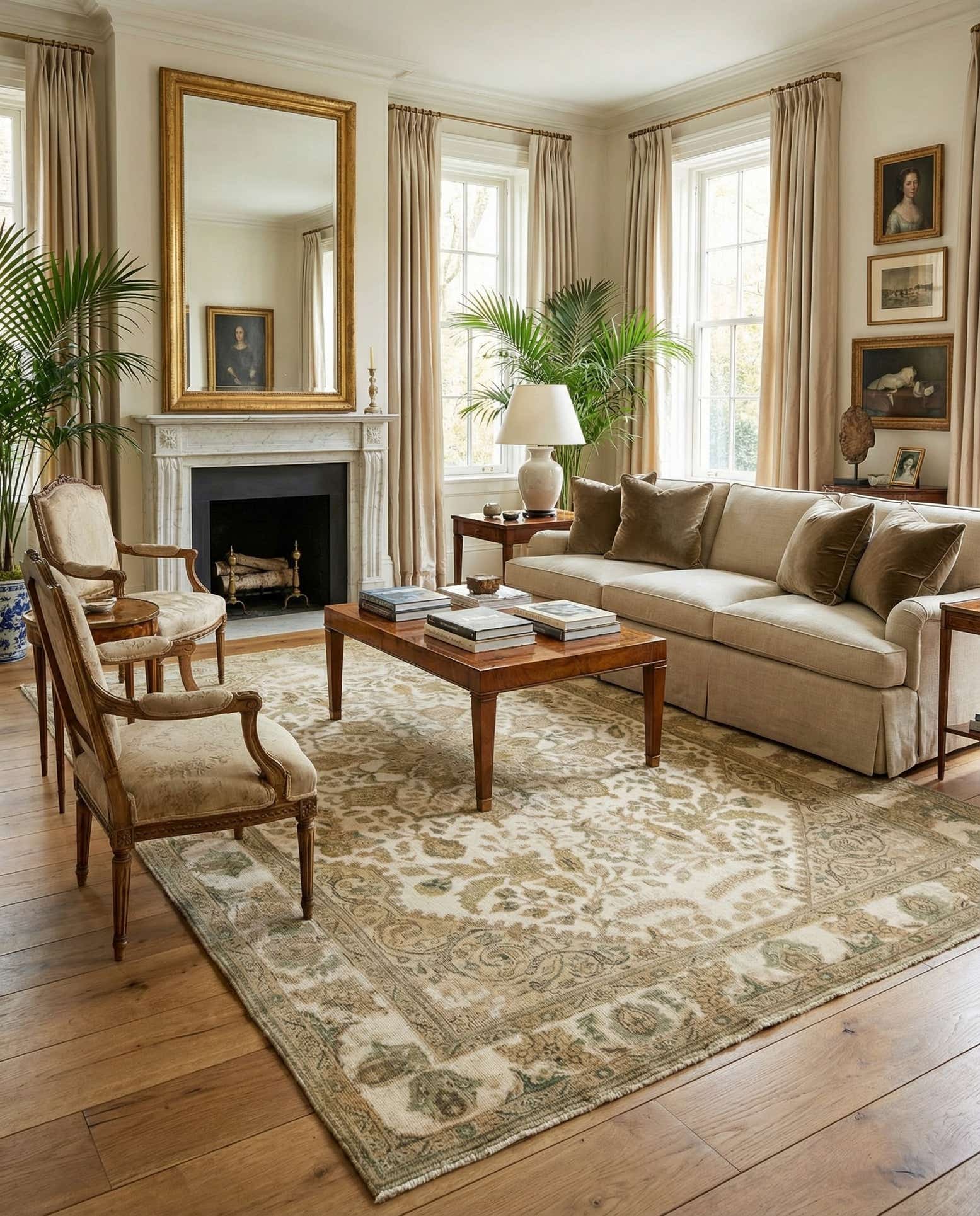 7' 10 x 11' 6 Hand Knotted Vintage Royal Persian Wool Rug