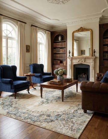 9' 2 x 13' 8 Vintage Royal Wool Rug