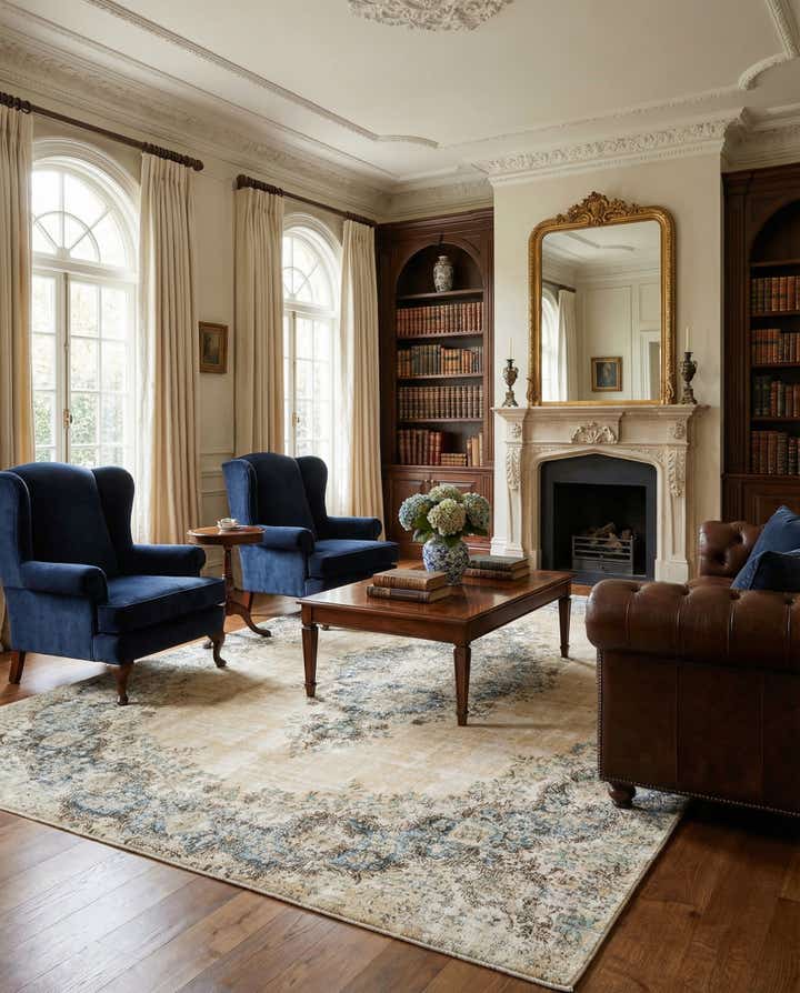 9' 2 x 13' 8 Vintage Royal Wool Rug
