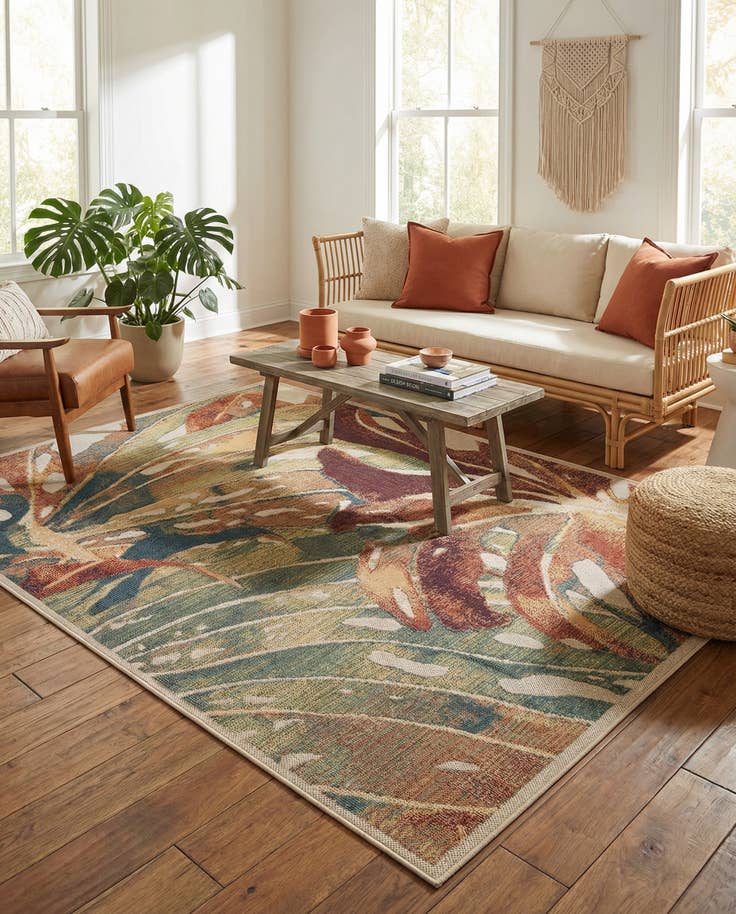 Detail image of 7' x 10' Easy-Clean Baja Indoor / Outdoor Rug